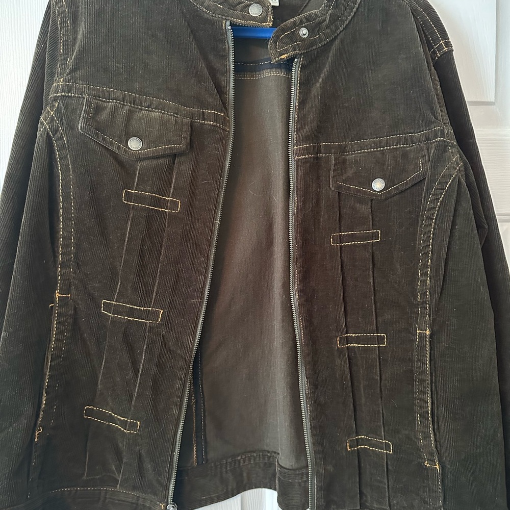 Tommy Hilfiger women’s Olive Corduroy Jacket